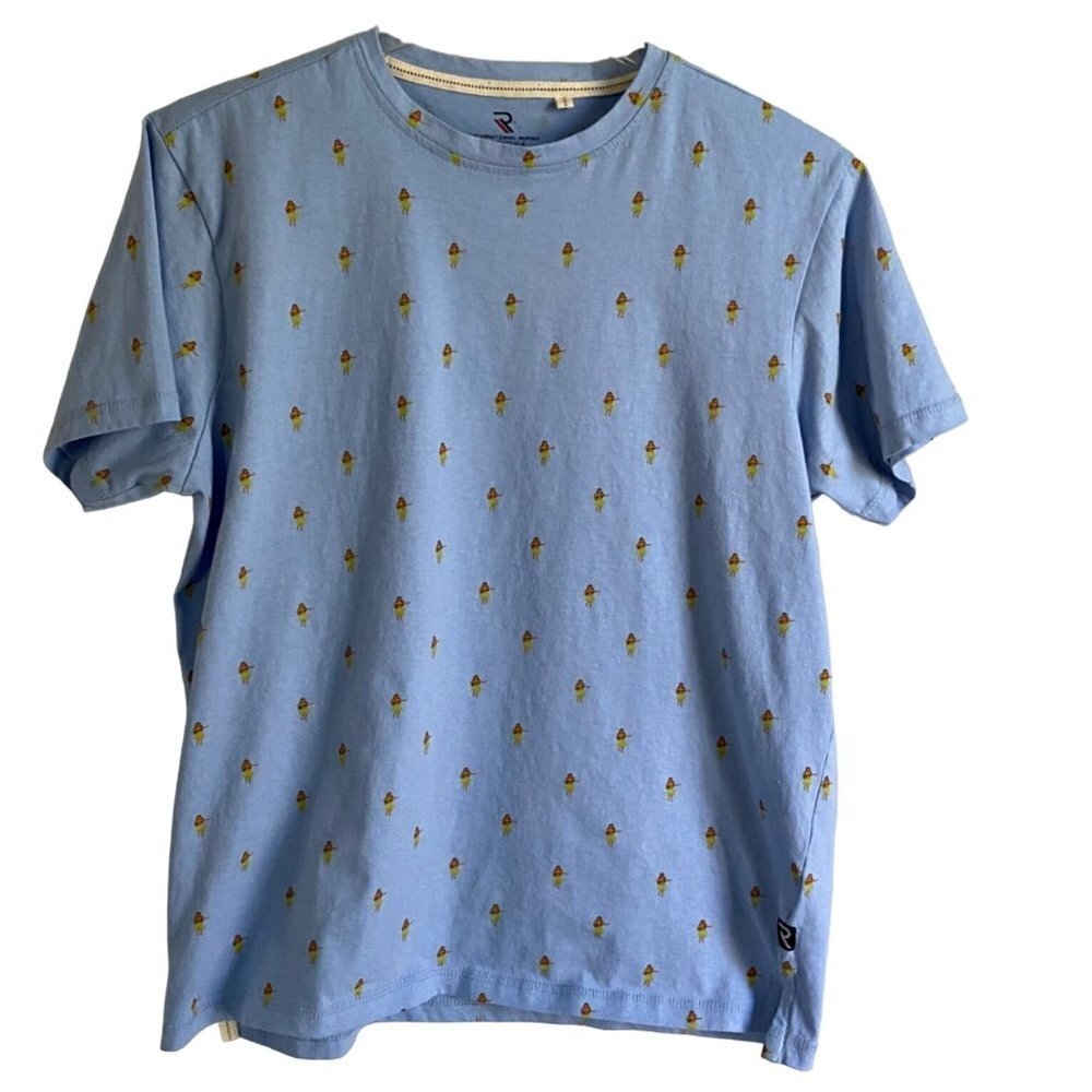 International Report Essentials Cotton Shirt with Dancing Hulu Girls Medium NEW